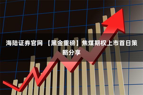 海陆证券官网 【黑金重磅】焦煤期权上市首日策略分享
