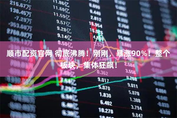 顺市配资官网 彻底沸腾！刚刚，暴涨90%！整个板块，集体狂飙！